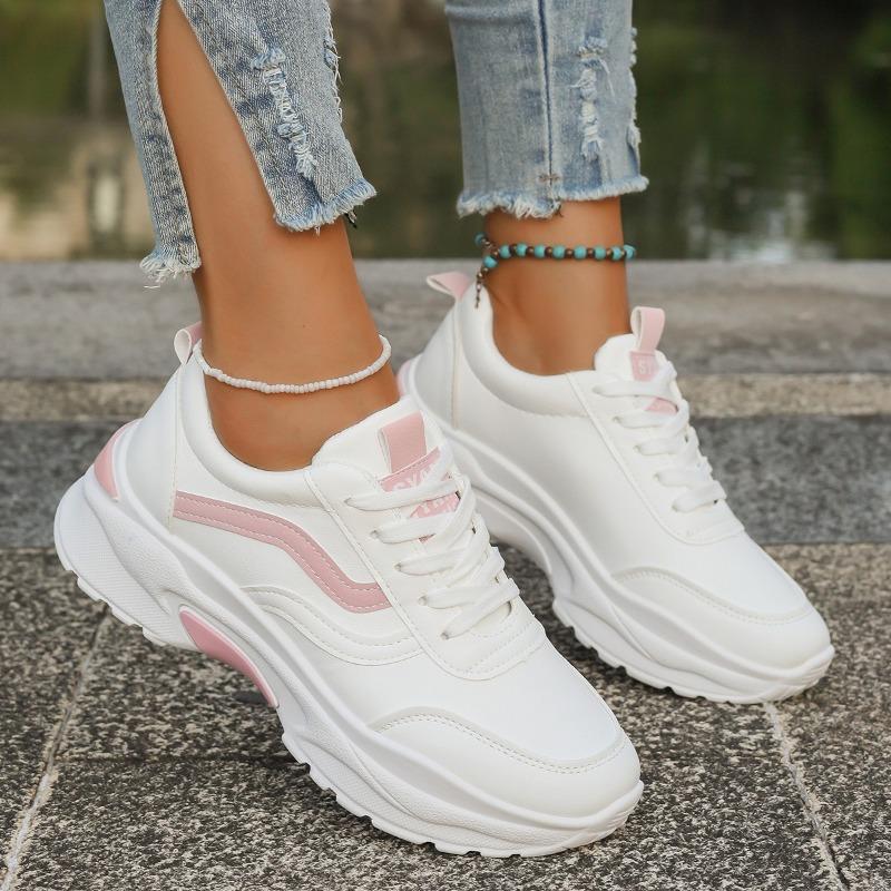 Atmungsaktive, dicke Sohle, Koreanische, vielseitige Dad-Sportschuhe für Damen, Frühling-Herbst.