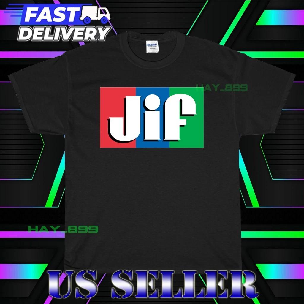 NEW SHIRT JIF PEANUT BUTTER SPREAD LOGO T-Shirt FUNNY AMERICAN UNISEX SIZE S-5XL L