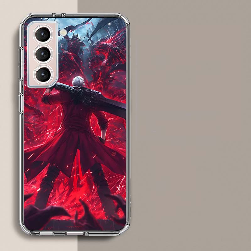 D-Devil May Cry DMC Phone Case For Samsung Galaxy S25 Edge S24 S23 FE S21 S20 S10 Plus S22 S26 Ultra Cover Clear Cases TPU Capa