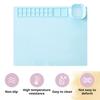 Silicone Craft Mat with Collapsible Non-Stick Portable Surface Easy Maintenance Cup DIY Folding Painting
