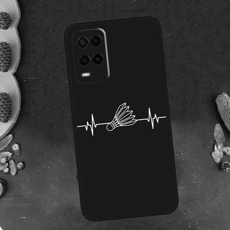 Badminton Sport Phone Case For Oppo A94 A74 A54 A15 A18 A38 A58 A78 A98 A40 A60 A80 A16 A76 A96 A57S A17 A77