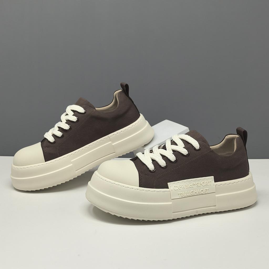 Scarpe zeppa traspiranti suola spessa grezze primavera nuove scarpe da skate scarpe alla moda scarpe casual