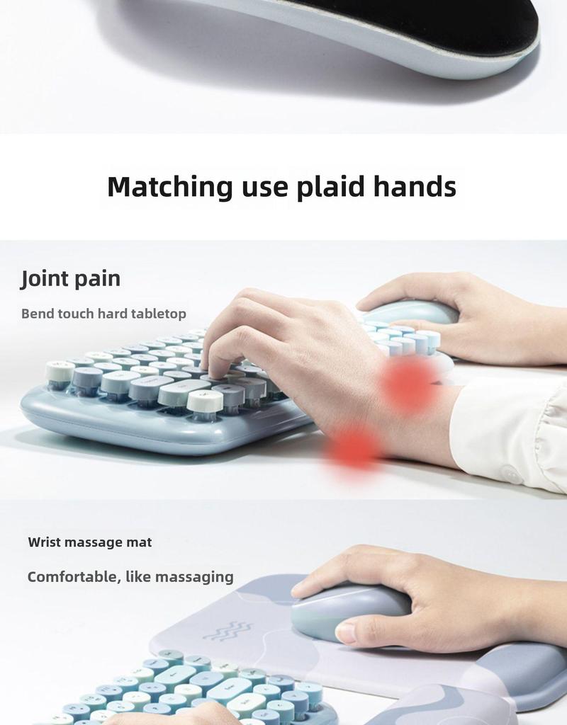 Handgelenkschutz für Mädchen, Mauspad und Tastaturunterstützung für Gaming und Büro