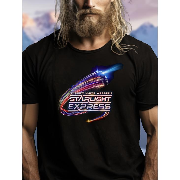 Men S Fashion T-Shirt Quotes: A Humorous Starlight Express Tee with a Stylish Graphic, Made from Soft And Breathable Fabric. This Casual Short-Sleeve S