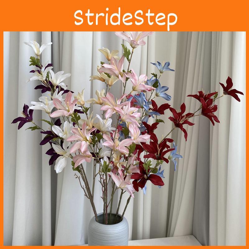 Silk Zephyr Realistic Lily Single Stem For Table Decoration Photography Prop