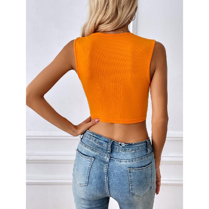 New Summer Casual Temperament Slim Fit Sexy Vest T-Shirt Sleeveless Suspender Versatile Top Strapless Women