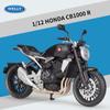 1/12 Scale Welly  Honda CB1000R Alloy Motorcycle Model Diecasts Metal Toy Motorcycle Model High Simulation Collection Childrens Gifts