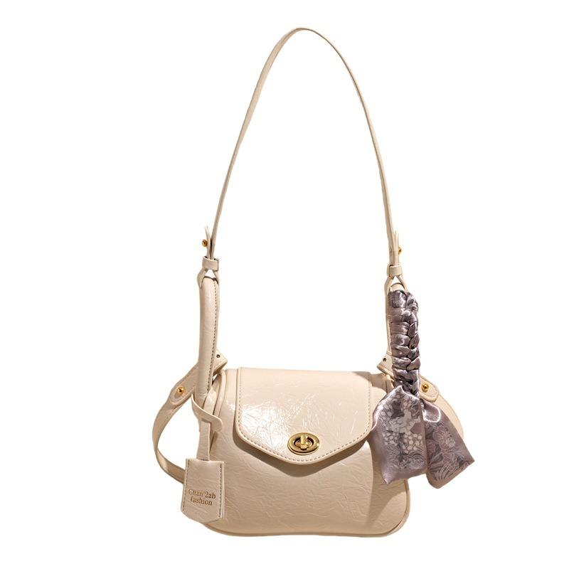 

Высококлассная нишевая сумка женская новая летняя универсальная сумка-мессенджер для поездок на работу на одном плече сумка-подушка подмышку белый