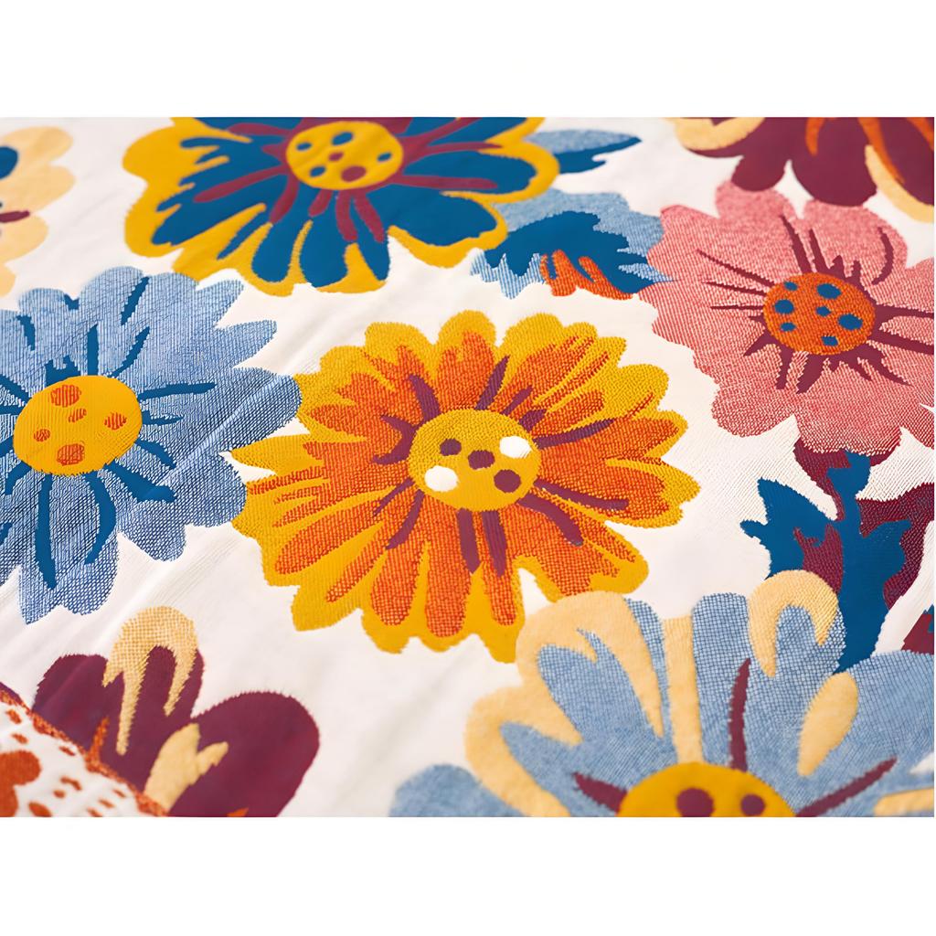 1pc Absorbing Quick Bath Towel for Bathroom Beach, Pure Cotton Yarn Jacquard Bath Towel Soft Large Towel 80x160cm, Various Style Floral Pattern Design