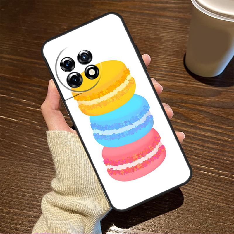 

Dessert ice Cream Macaron Food For OnePlus Nord CE 5 2 3 4 Lite N20 N30 Case For OnePlus 15 R 13 12 11 8T 10T 13T 12R 13R OnePlus Nord CE3Lite