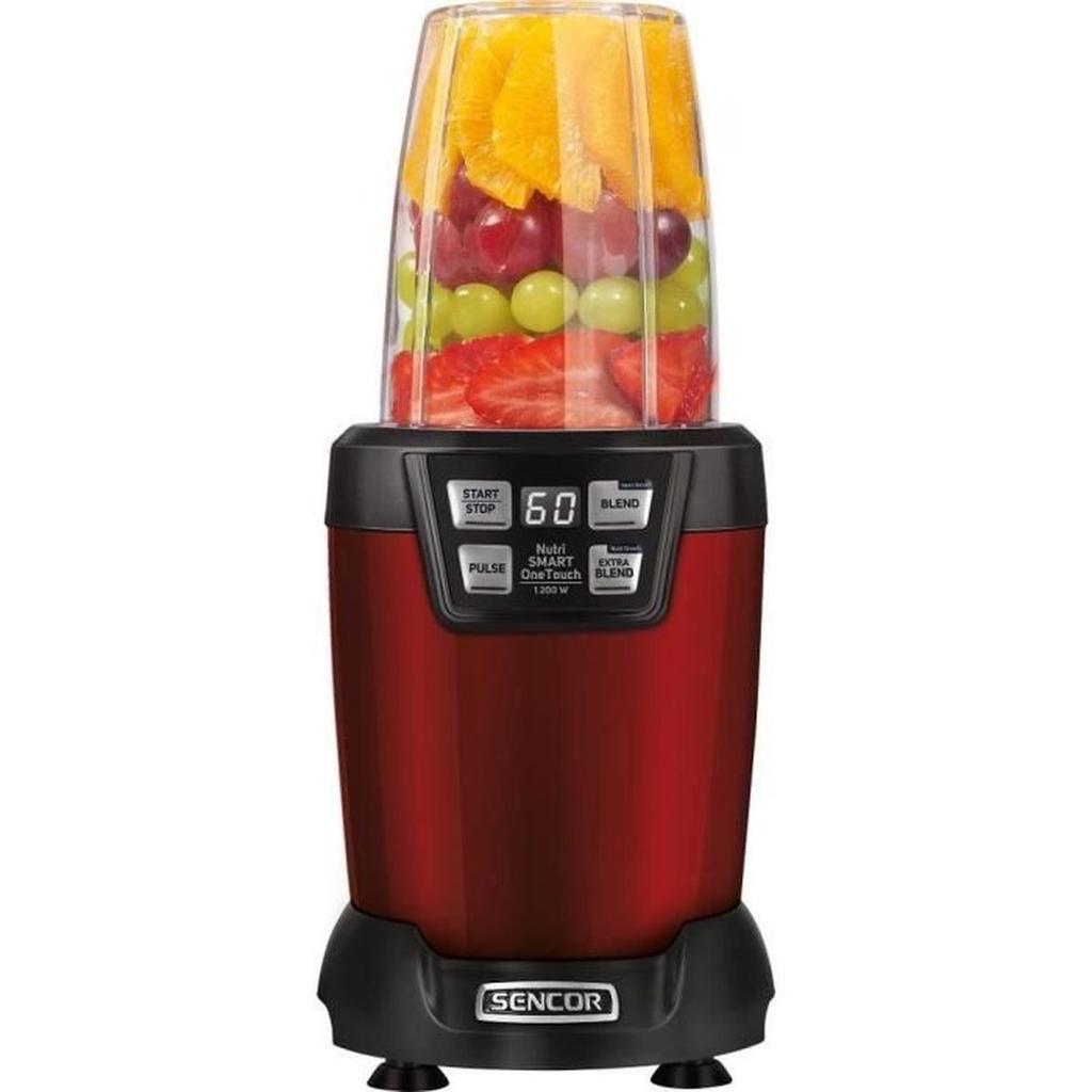 Mixeur à smoothie - Sencor - SNB 6601RD - 1200 W - 1 L - 6 lames en titane