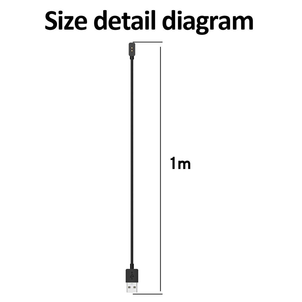 Charger Dock for Xiaomi Smart Band 9/ 8 Active/ 8 Pro Charging Cable Redmi Watch 6/5 Watch 4Watch 3 Lite/ Band 3 Replacement Chargers