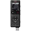 Sony IC Recorder USB 4GB Slim and Lightweight with S-Mic System, Up to 22 Hours of Continuous Use, Clear Voice Function, Black (ICD-UX570F B)