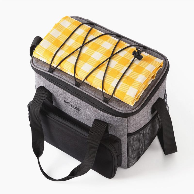 Fashionable Large Capacity Waterproof Insulated Picnic Bag – Fresh-keeping Lunch & Travel Cooler