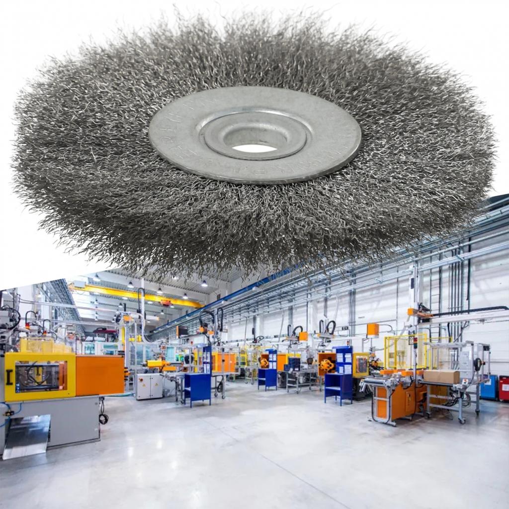 Premium Wire Wheel Brush for Angle Grinder 4 5In Flat Crimped High Performance