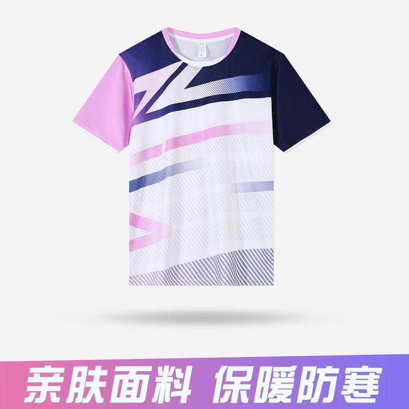 Quick-Dry Breathable Badminton Shirt Shorts Set Men Women Tennis Volleyball Training Sportswear