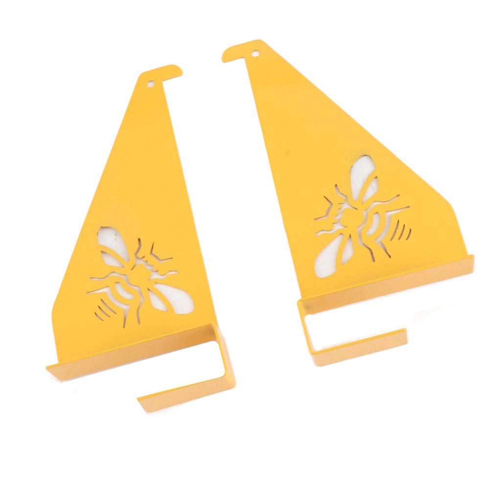 2PCS Beehive Inspection Brackets Bee Box Metal Support Holder for 4 Frames Multifunctional