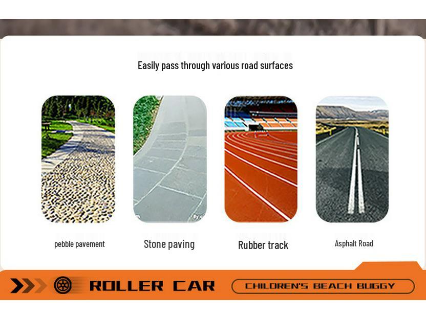 Elektrisches Kinderstrandauto mit Lichtern & Musik, Wiederaufladbares Modell für 1- bis 4-Jährige