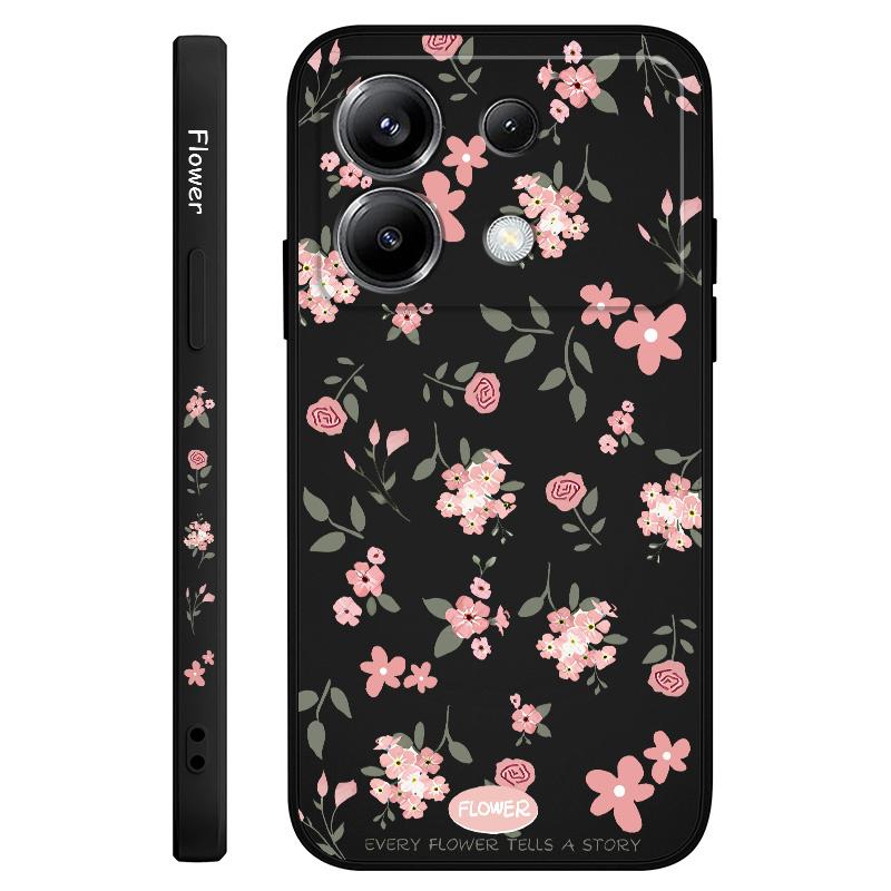 Carcasă de telefon cu parfum floral pentru Xiaomi Poco F8 F7 X7 X6 F6 M6 M5 M5S F5 X5 F4 X4 M4 F3 M3 X3 Pro 4G 5G GT Capac din silicon