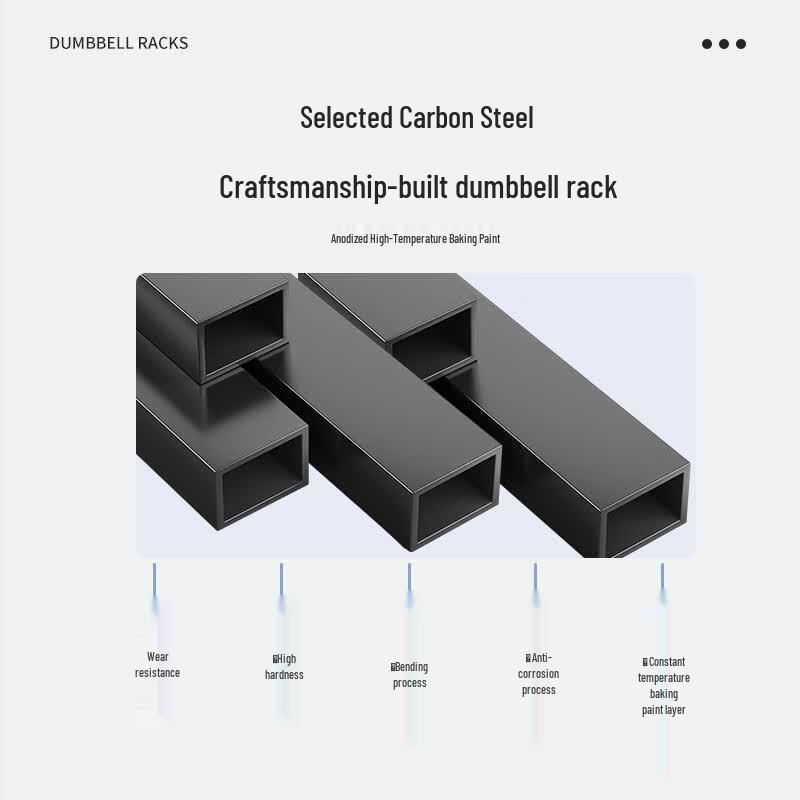 3-Tier Home Dumbbell Storage Rack