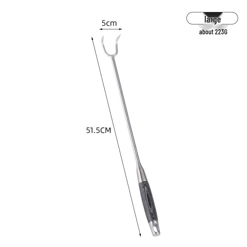 

ZISIZ Stainless Steel Long Handle Meat Hook