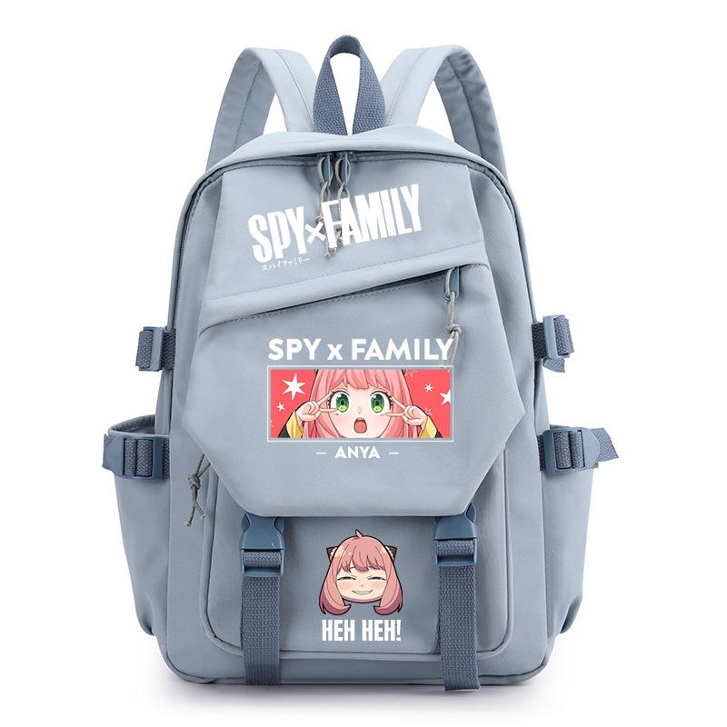 Spy X Family Anya Forger Plecak Młodzieżowy Codzienny Plecak Damski Modny Anime Torby Szkolne Uczniowie Dziewczyny Chłopcy Płócienny Tornister