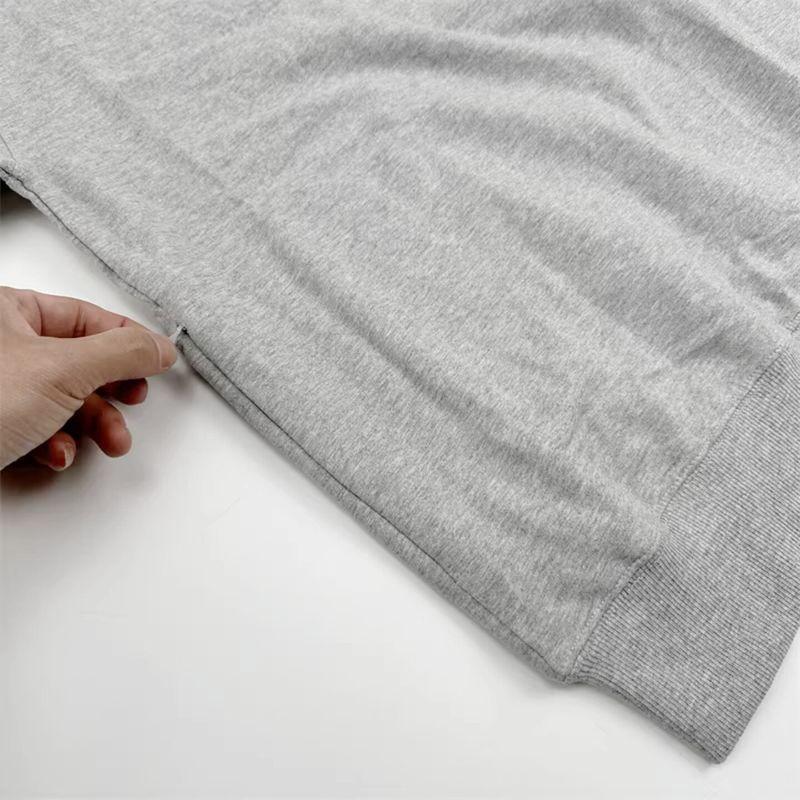 Spring and Autumn Style $70 Usd European and American Lskd Sports Crew Neck Long-Sleeve Men's Running Loose-Fit Plus-Size Fitness Elastic Sweatshirt