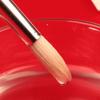 Akvarell krok linje penna gouache mjuk vesselhår kontur målarpensel handmålad propylenfärg miniatyr detalj detalj konst