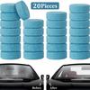 50 Tabletas Concentradas Detergente Limpiador Efervescente para Parabrisas de Coche Ultraclaro Limpiacristales para Hogar Inodoro