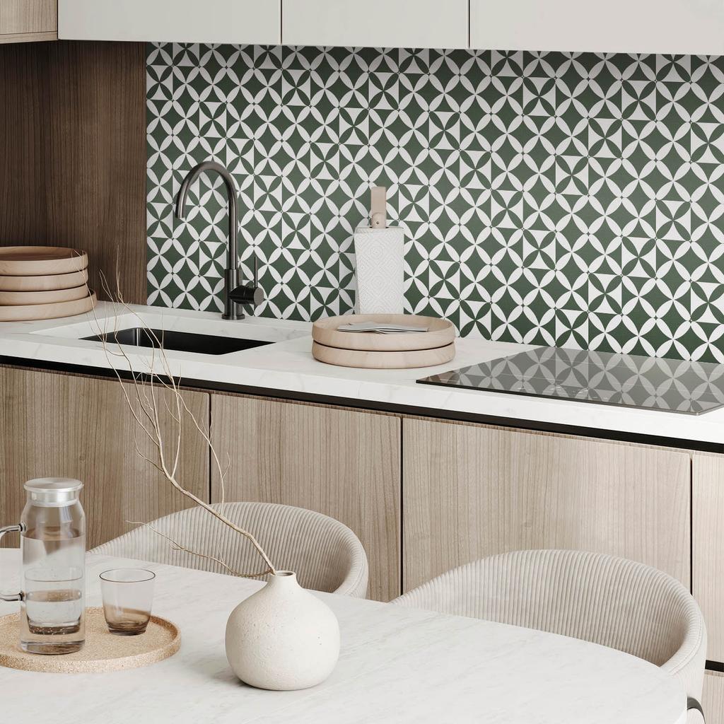Self-Adhesive Vinyl Tiles Geometric Pattern Chessboard 6X60X30 Cm