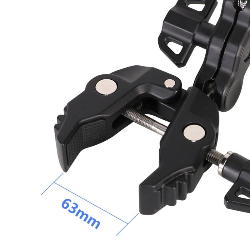Heavy Duty Aluminum Clamp For Photography Studio Equipment Mounting Large Capacity Heavy Duty Mounting Accessories