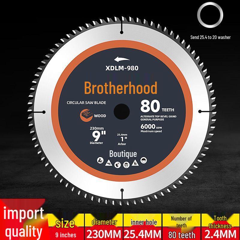 Imported Hard Alloy Circular Saw Blade for Wood and Table Saws