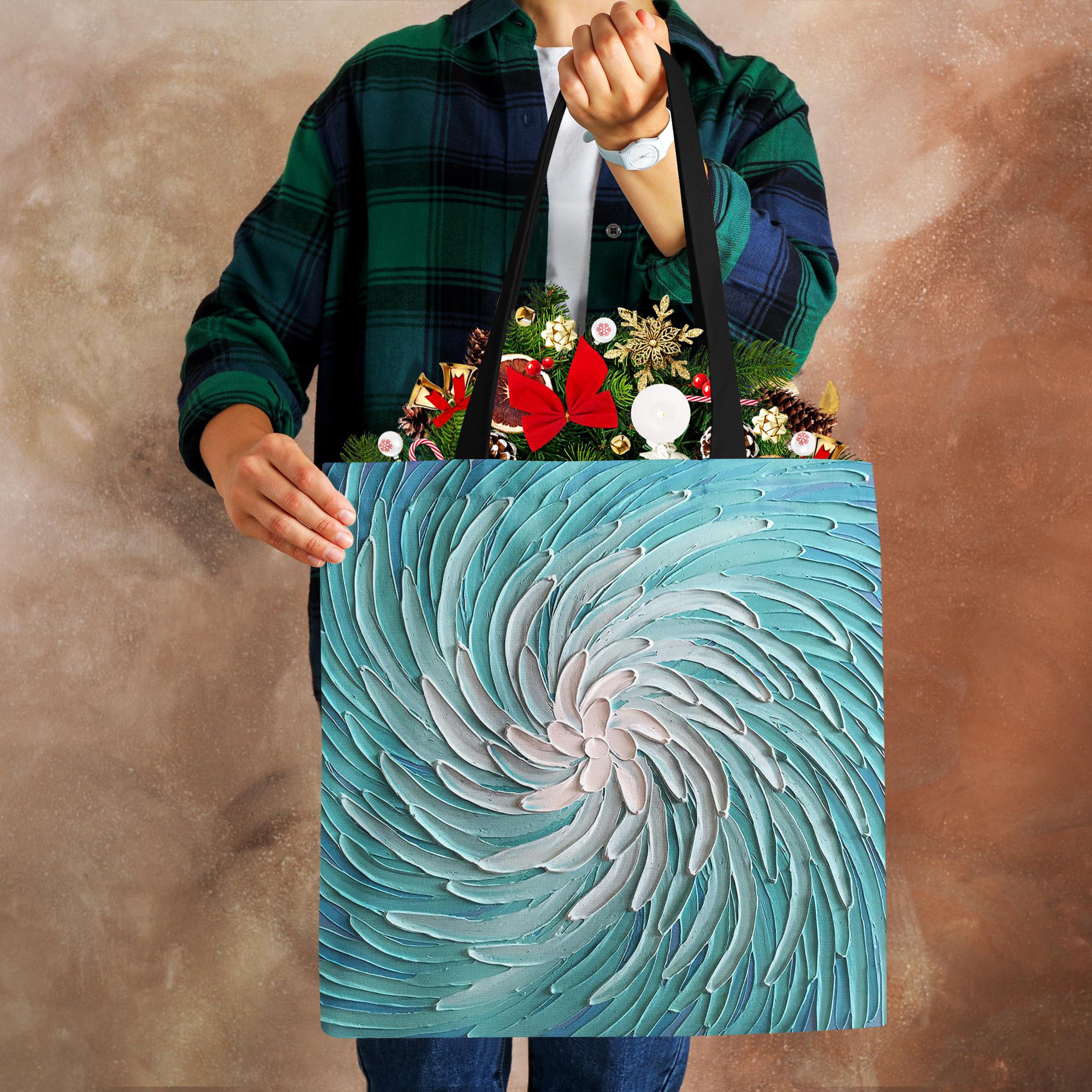 Женские льняные сумки с принтом — фото 4