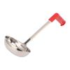 Soup Ladle Stainless Steel Anti Scald Multifunctional Curved Handle Kitchen Ladle for Home Cooking