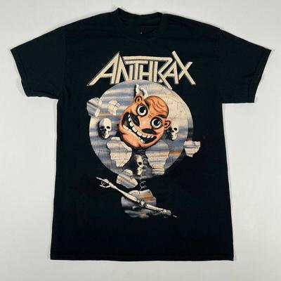 Collection ANTHRAX Short Sleeve Black All Size Unisex T-shirt Tops Tee