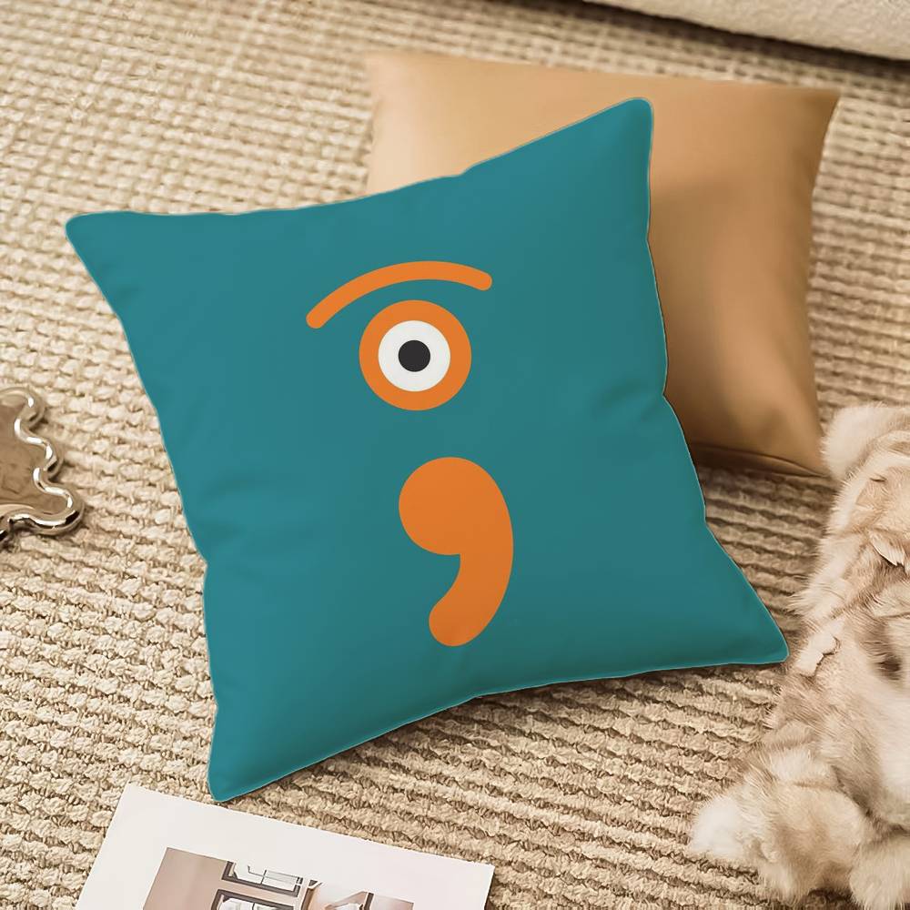 Ästhetische Kunst J-Jean-Jullien Kissenbezug Anti-Hausstaubmilben Kissenbezug Verdeckter Reißverschluss Seidig Plüsch Sofa