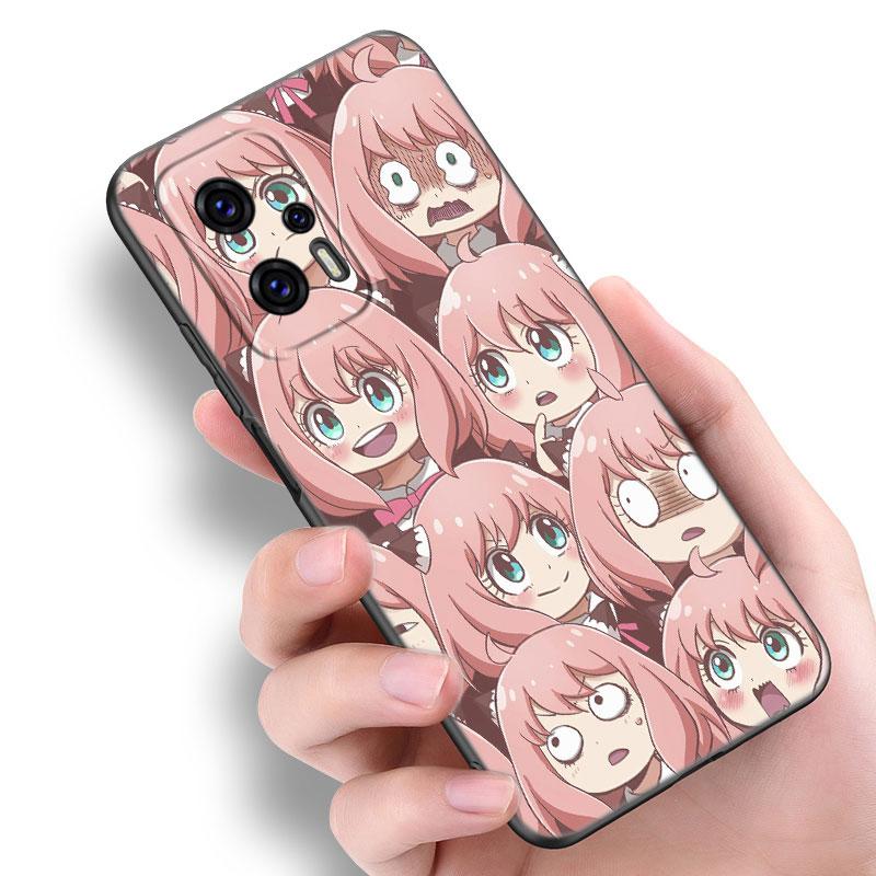 Spy X Family Anime Phone Case For Xiaomi POCO F2 F3 M2 M3 M4 X3 X4 Pro NFC F4 GT 5G F1 X2 C3 C31 C40 M5S Soft TPU Black Cover
