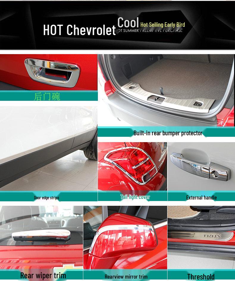 Otai 14-17 TRAX Creative Door Handle Decoration Stickers