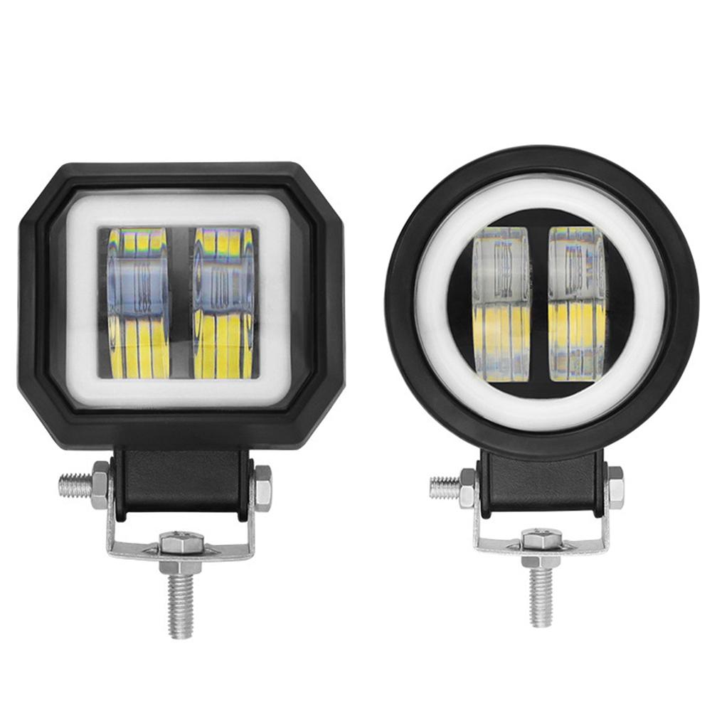 12V 24V Waterproof LED Bar Offroad 20W LED Work Light 6D LED Angel Eyes Light Bar For SUV ATV Truck Boat 4x4 Motorcycle