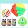 Colorful Educational Three Layer Cube For Kids Abs Material 5.7cm Speed Cube