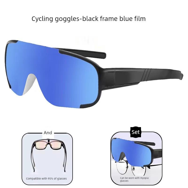 Cycling Goggles, Mountaineering Outdoor Goggles, Can Be Worn over Prescription Glasses, Anti-Glare Sunglasses, Anti-Uv Climbing Polarized Sunglasses