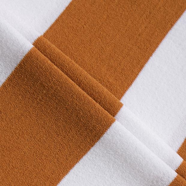 LECOQ GOLF Women'S Striped Color Block V-Neck Sweater (Gp322Lkp82)