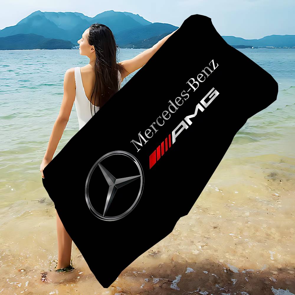 M-Mercedes-B-benz Big Microfiber Beach Towels Quick Dry Towel Sand Beach Towels Pool Towel for Travel Swim Pool Yoga PI8