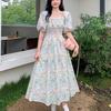 Sweet Girl Floral Midi Dress: Plus Size, Waist-Cinched, Gentle Style for Summer 2026