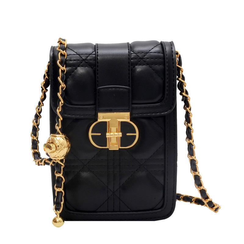 

Bag Women s New Fashion Diamond Bag Commuter Versatile Casual Shoulder Bag чёрный