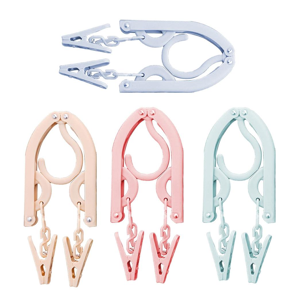 Folding Clothes Hanger, Portable Clothes Hanger For Travel, Outdoor, Business Trip, Home, Student Dormitory