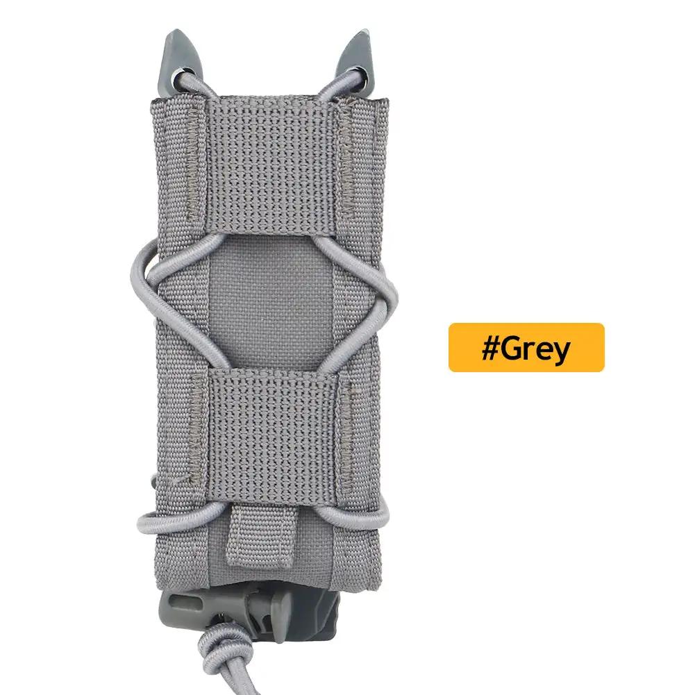 9mm Tactical Magazine Pouch Hunting Single Magazine Bag Outdoor Molle Flashlight Pouch Torch Holder Hunting Knife Holster Bag