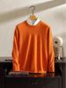 Men's 100% Pure Cashmere Slim Fit Sweater: Autumn/Winter Casual Business Knitwear