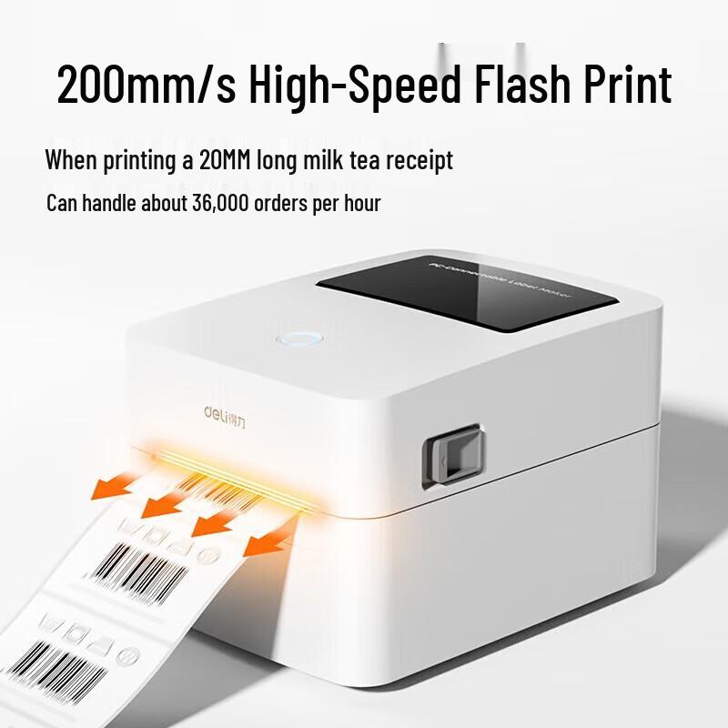 Deli GE330 Thermal Label Printer CN plug (adapter included)