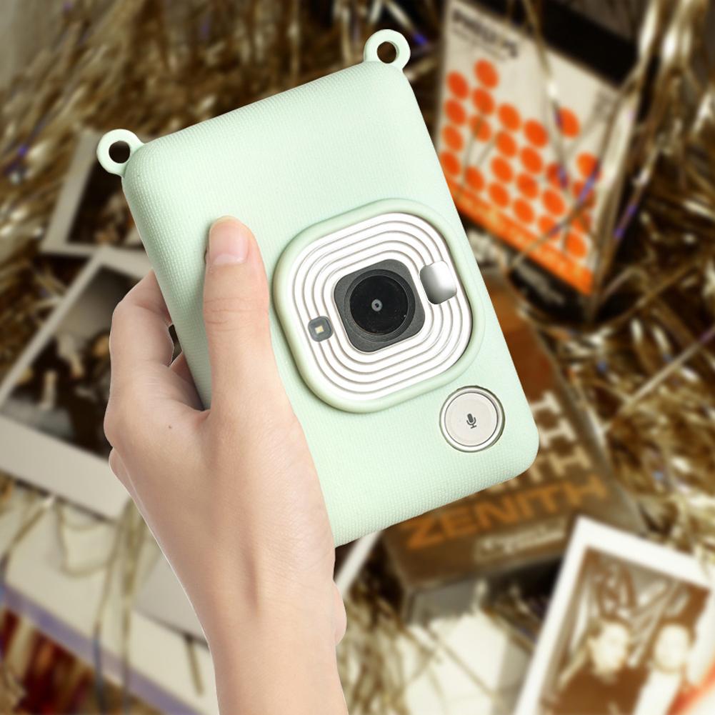 For Fujifilm Instax Mini Liplay Silicone Instant Camera Case Wear-resistant Shockproof Solid Color Soft Cover Camera Accessories